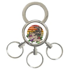 Possum - Mentally Sick Physically Thick 3-ring Key Chain