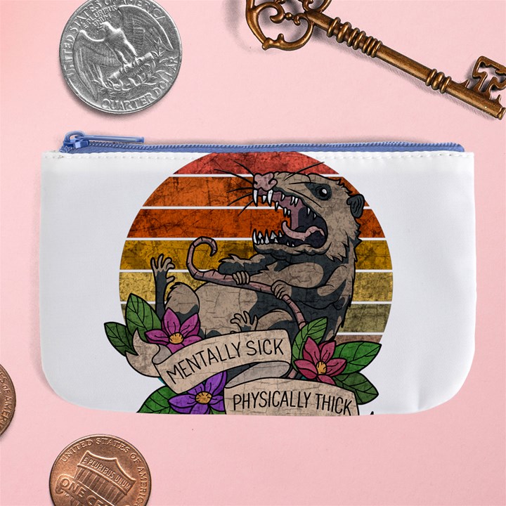 Possum - Mentally Sick Physically Thick Large Coin Purse