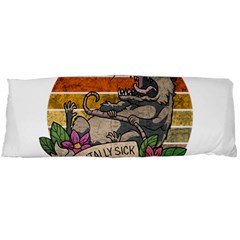 Possum - Mentally Sick Physically Thick Body Pillow Case (dakimakura) by Valentinaart