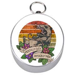 Possum - Mentally Sick Physically Thick Silver Compasses by Valentinaart