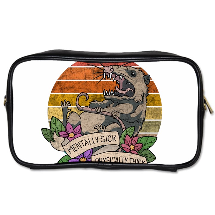 Possum - Mentally Sick Physically Thick Toiletries Bag (Two Sides)