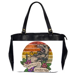 Possum - Mentally Sick Physically Thick Oversize Office Handbag (2 Sides) by Valentinaart