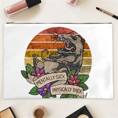 Possum - Mentally Sick Physically Thick Cosmetic Bag (xxl) by Valentinaart