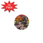 Possum - Mentally Sick Physically Thick 1  Mini Magnet (10 pack)  Front