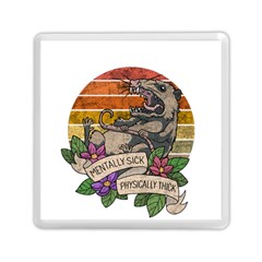 Possum - Mentally Sick Physically Thick Memory Card Reader (square) by Valentinaart