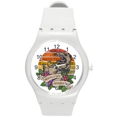 Possum - Mentally Sick Physically Thick Round Plastic Sport Watch (m) by Valentinaart