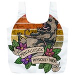 Possum - Mentally Sick Physically Thick Full Print Recycle Bag (XXXL) Back