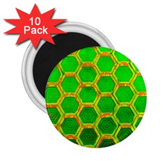 Hexagon Windows 2 25  Magnets (10 Pack)  by essentialimage