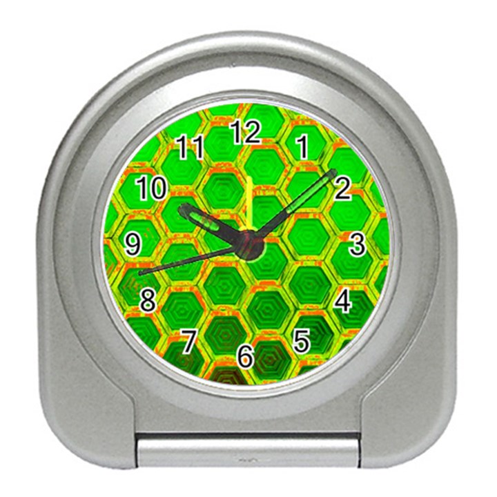 Hexagon Windows Travel Alarm Clock