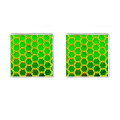 Hexagon Windows Cufflinks (square) by essentialimage