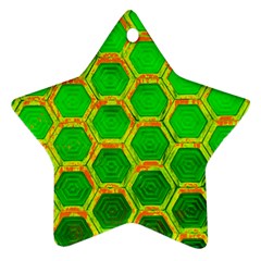 Hexagon Windows Star Ornament (two Sides) by essentialimage