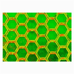 Hexagon Windows Large Glasses Cloth (2 Sides) by essentialimage