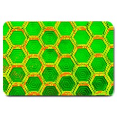 Hexagon Windows Large Doormat  by essentialimage