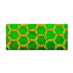 Hexagon Windows Hand Towel by essentialimage