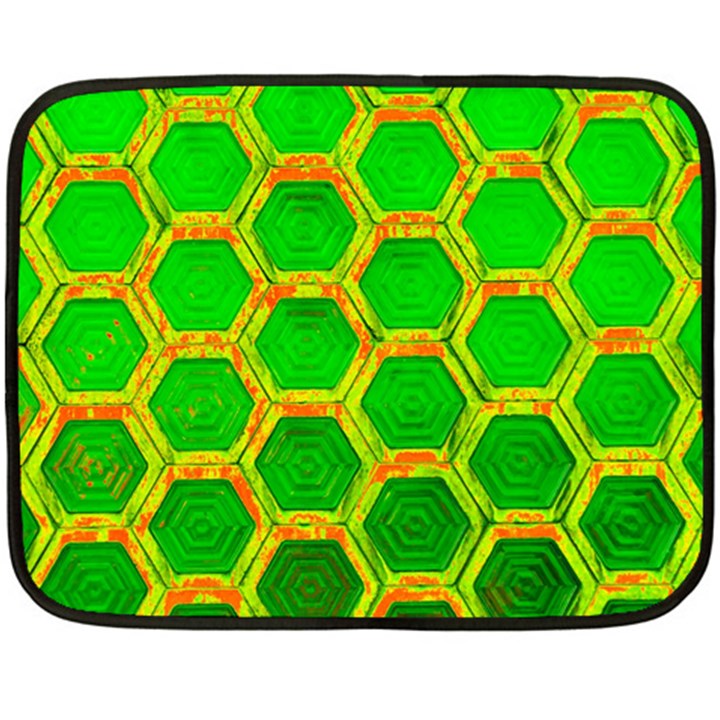 Hexagon Windows Double Sided Fleece Blanket (Mini) 