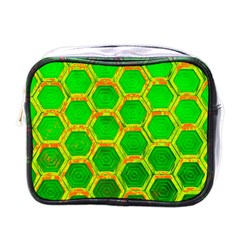 Hexagon Windows Mini Toiletries Bag (one Side) by essentialimage