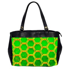 Hexagon Windows Oversize Office Handbag (2 Sides) by essentialimage