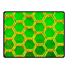 Hexagon Windows Fleece Blanket (small) by essentialimage