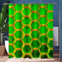 Hexagon Windows Shower Curtain 60  X 72  (medium)  by essentialimage