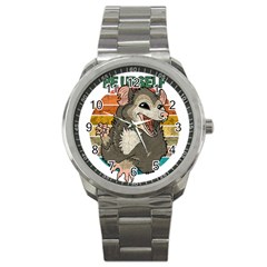 Possum - Be Urself Sport Metal Watch by Valentinaart