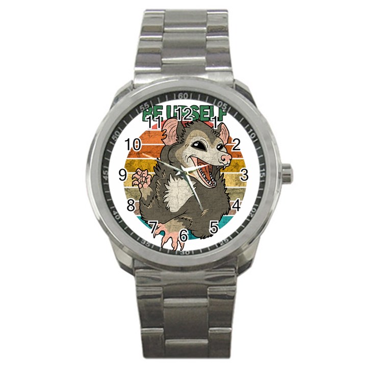 Possum - Be Urself Sport Metal Watch