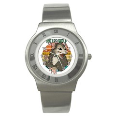 Possum - Be Urself Stainless Steel Watch by Valentinaart