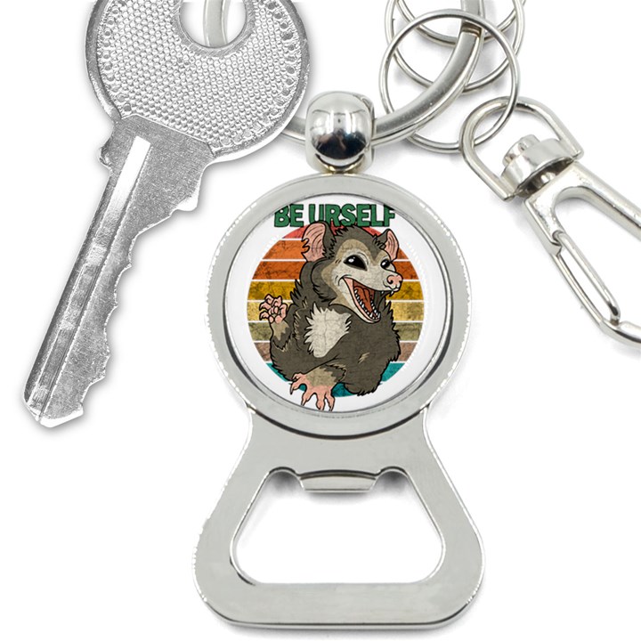 Possum - Be Urself Bottle Opener Key Chain