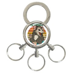 Possum - Be Urself 3-ring Key Chain by Valentinaart