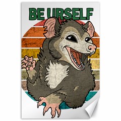 Possum - Be Urself Canvas 24  X 36  by Valentinaart