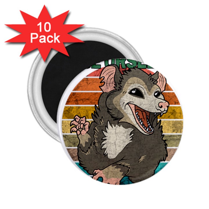 Possum - Be Urself 2.25  Magnets (10 pack) 