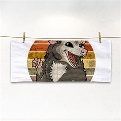 Possum - Be Urself Hand Towel by Valentinaart