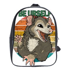 Possum - Be Urself School Bag (large) by Valentinaart