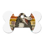 Possum - Be Urself Dog Tag Bone (Two Sides) Back