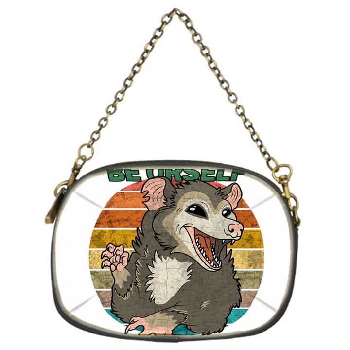 Possum - Be Urself Chain Purse (One Side)