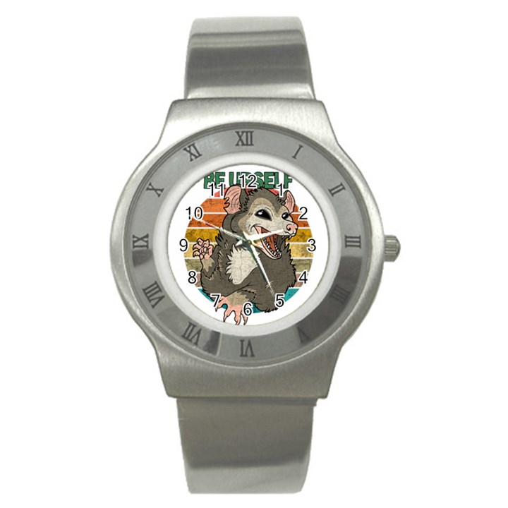 Possum - Be Urself Stainless Steel Watch