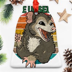 Possum - Be Urself Ornament (bell) by Valentinaart