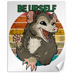 Possum - Be Urself Canvas 16  X 20  by Valentinaart