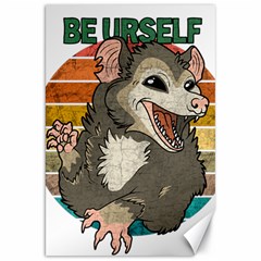 Possum - Be Urself Canvas 20  X 30  by Valentinaart