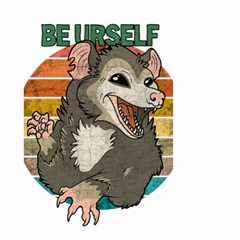 Possum - Be Urself Small Garden Flag (two Sides) by Valentinaart