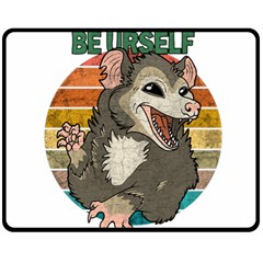 Possum - Be Urself Fleece Blanket (medium) 