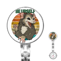 Possum - Be Urself Stainless Steel Nurses Watch by Valentinaart