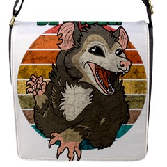 Possum - Be Urself Flap Closure Messenger Bag (s) by Valentinaart