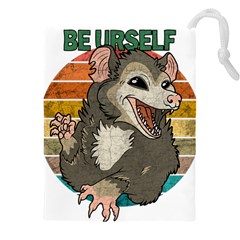 Possum - Be Urself Drawstring Pouch (4xl) by Valentinaart