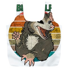 Possum - Be Urself Full Print Recycle Bag (xxxl) by Valentinaart