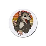 Possum  Rubber Coaster (Round)  Front