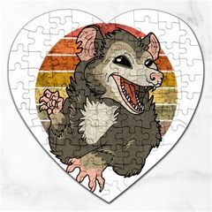 Possum  Jigsaw Puzzle (heart) by Valentinaart