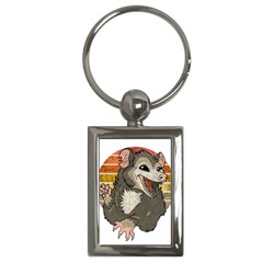 Possum  Key Chain (rectangle) by Valentinaart