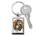 Possum  Key Chain (Rectangle) Front