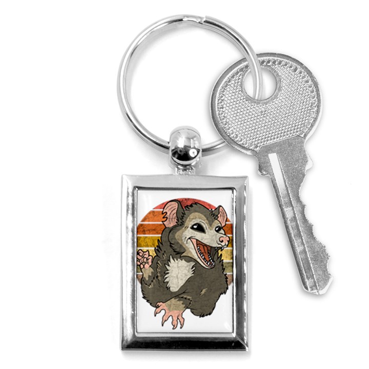 Possum  Key Chain (Rectangle)