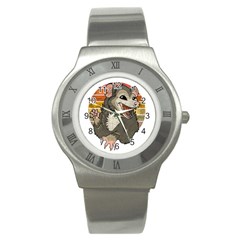 Possum  Stainless Steel Watch by Valentinaart